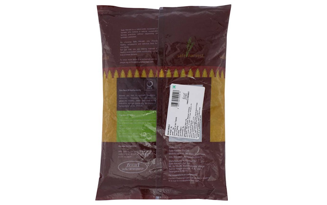 Safe Harvest Green Mung    Pack  1 kilogram
